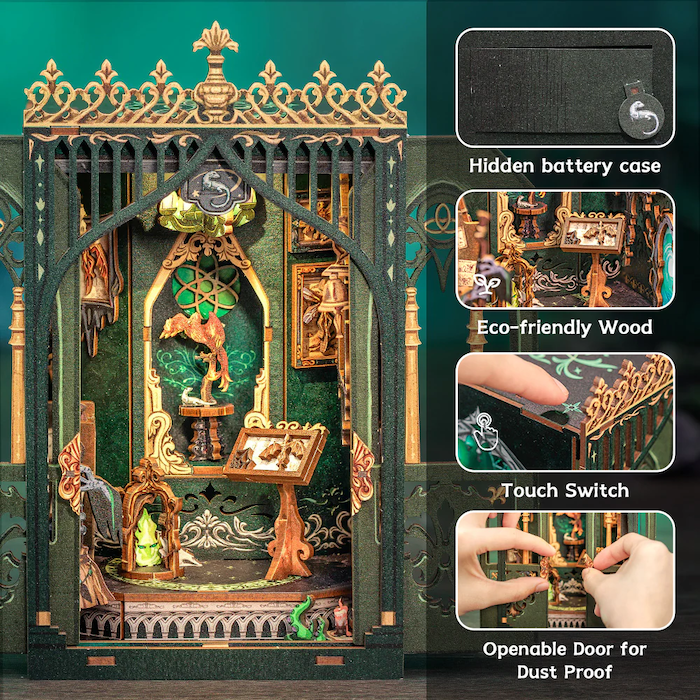 MINIATURE HOUSE - DIY - The Darkness Herbarium - 90pc + LED Light - 6