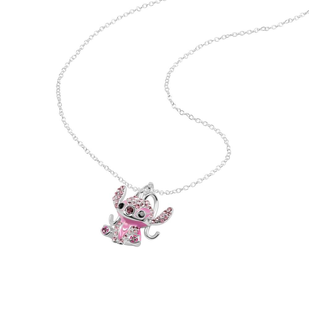 ANGEL - Collier avec Pendentif Serti de Pierres 16mm - 3