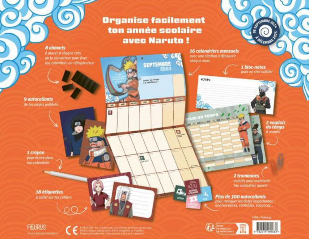 NARUTO - Le calendrier 2024/2025 - 2