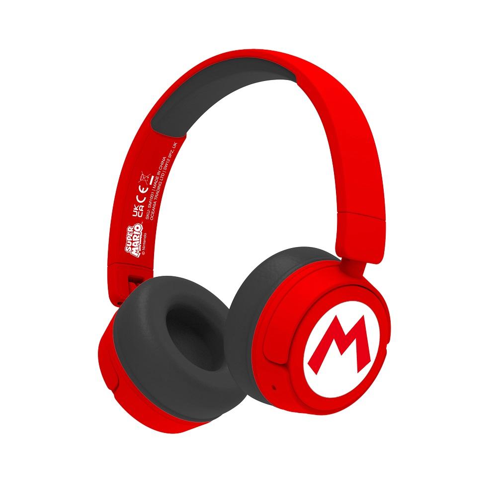NINTENDO - Junior Wireless Headphone - Super Mario Logo - 2