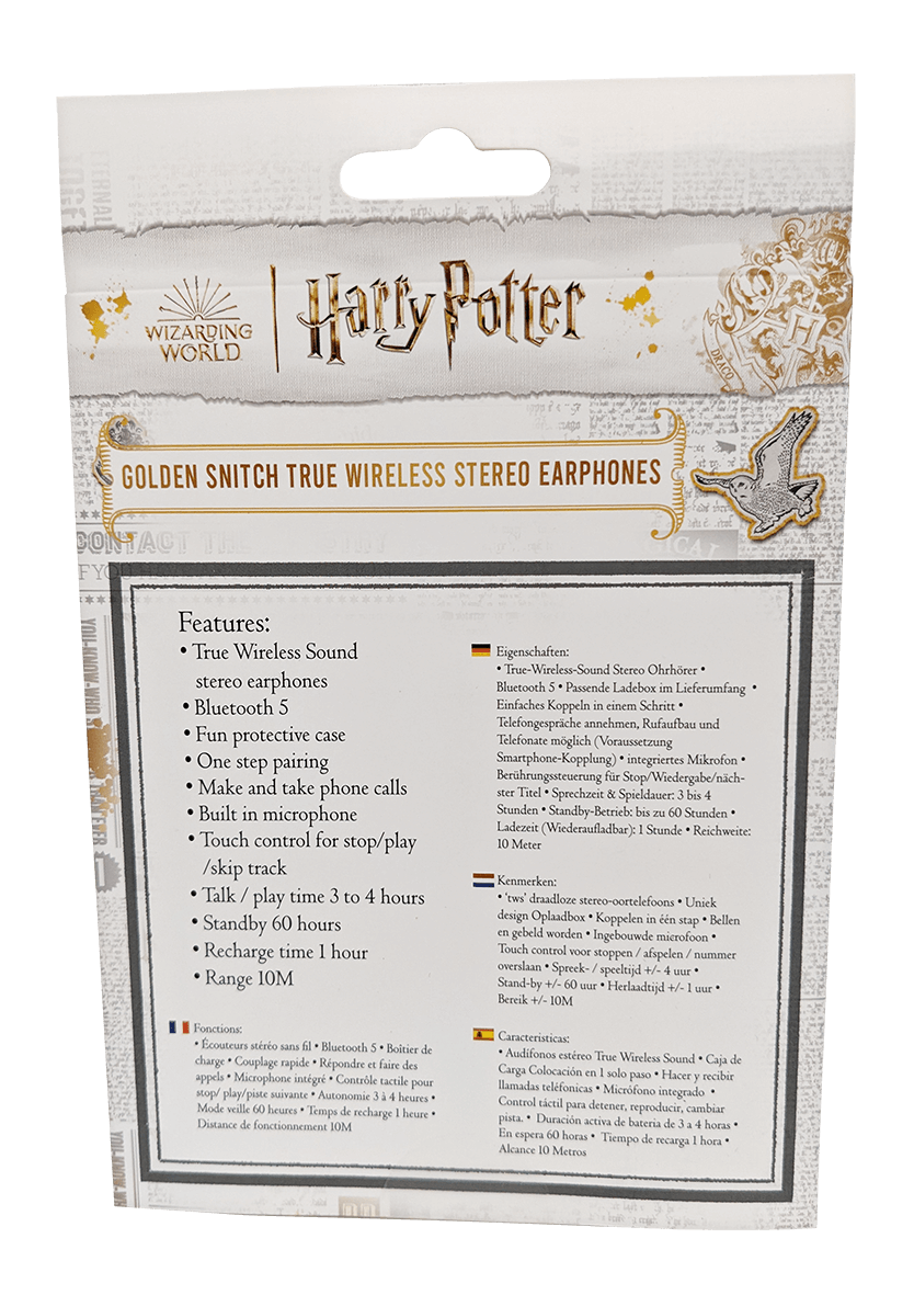 HARRY POTTER - Vif d'Or - Earpods Audio True Wireless Sound - 6