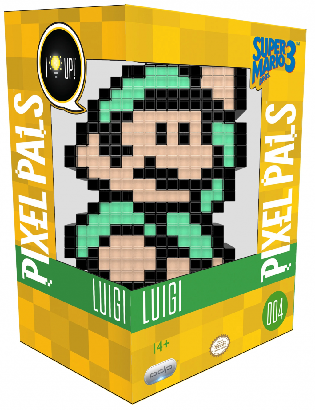 PIXEL PALS マリオ ルイージ ライト PIXEL PALS Light Up Collectible Figures - Nintendo - Luigi