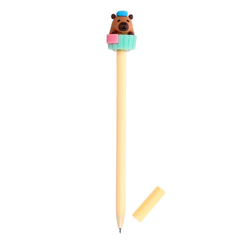 CAPYBARA - Head Topper Erasable Gel Pen (Display of 36 pcs) - 4