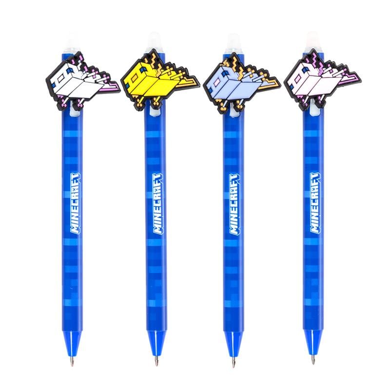 MINECRAFT - Axolotl - Stylo à Gel Effaçable (Display de 36pcs) - 2