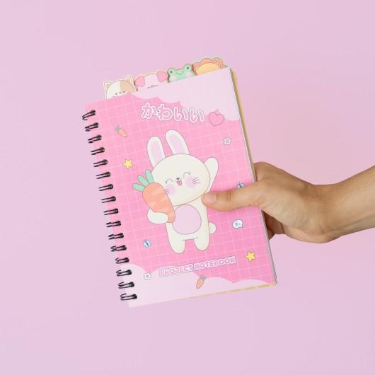 KAWAII - Notebook + Intercalaires - Format A5 - 2