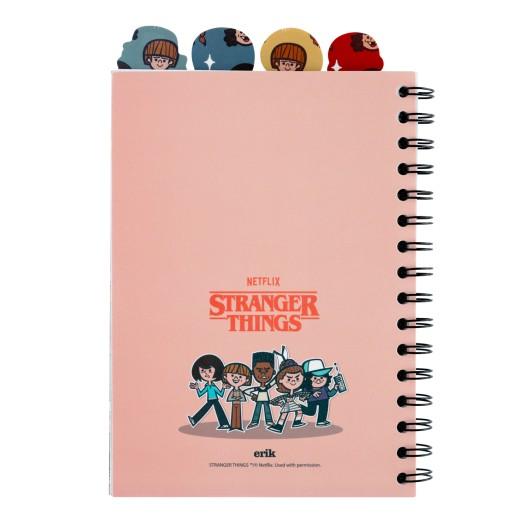 STRANGER THINGS - Notebook + Intercalaires - Format A5 - 5