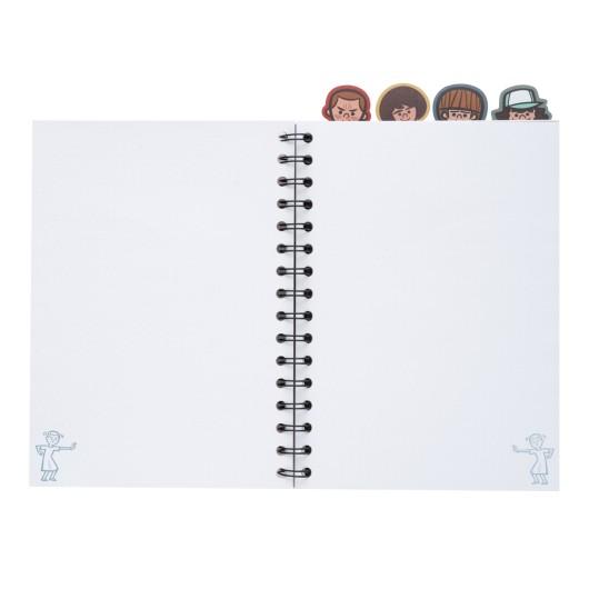 STRANGER THINGS - Notebook + Intercalaires - Format A5 - 6