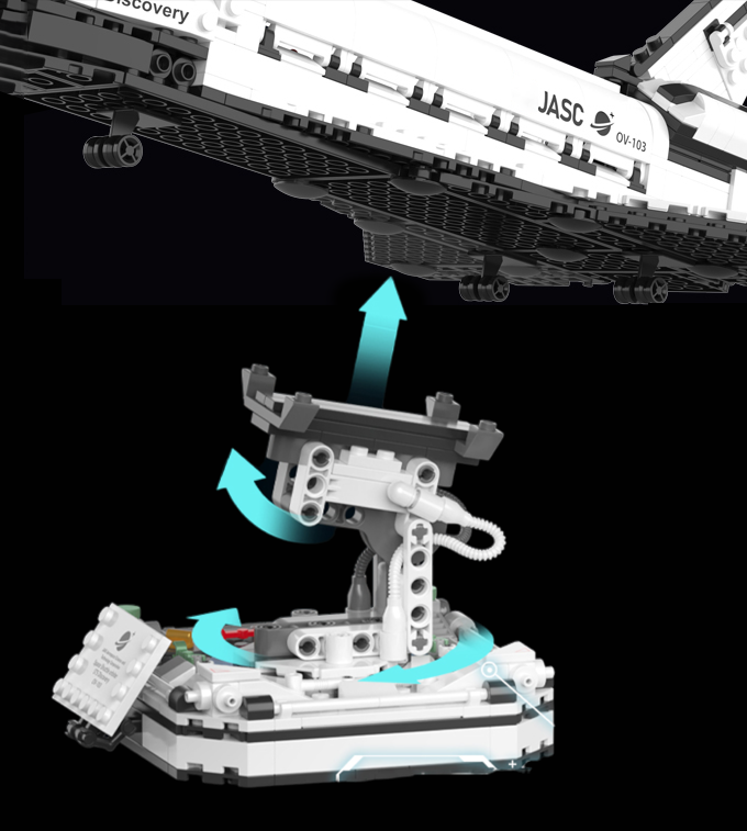 POP SERIES - Construction Kit - Space Shuttle - 950pc - 2