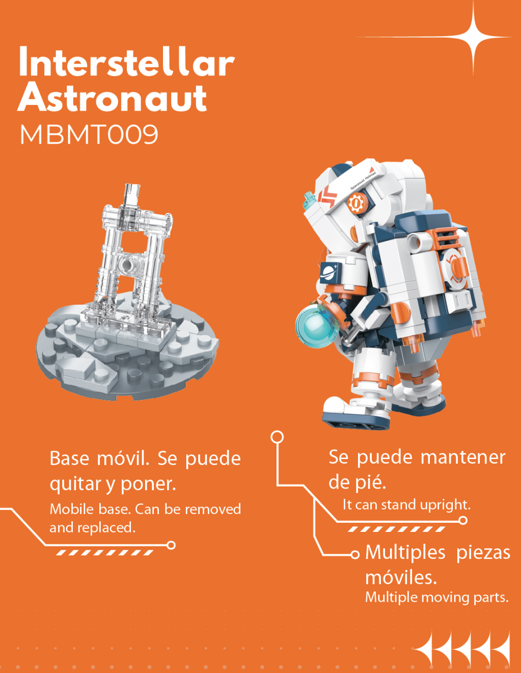 POP SERIES - Construction Kit - Interstellar Astronaut - 302pc - 3