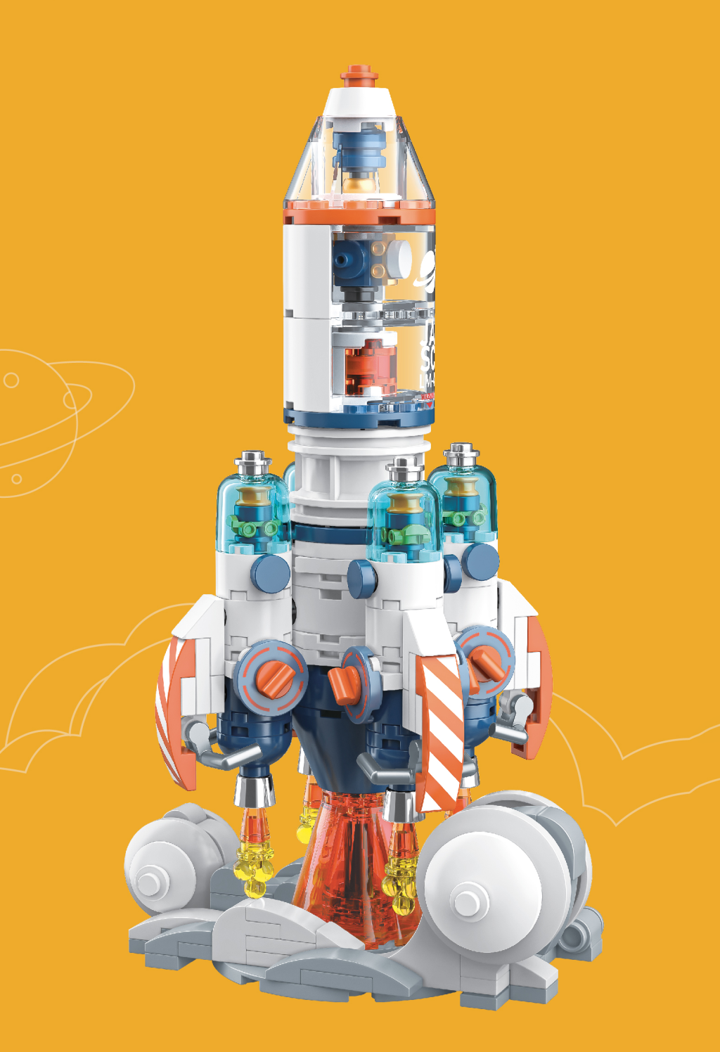 POP SERIES - Kit de Construction - Fusée exploration spatiale - 294pc - 3