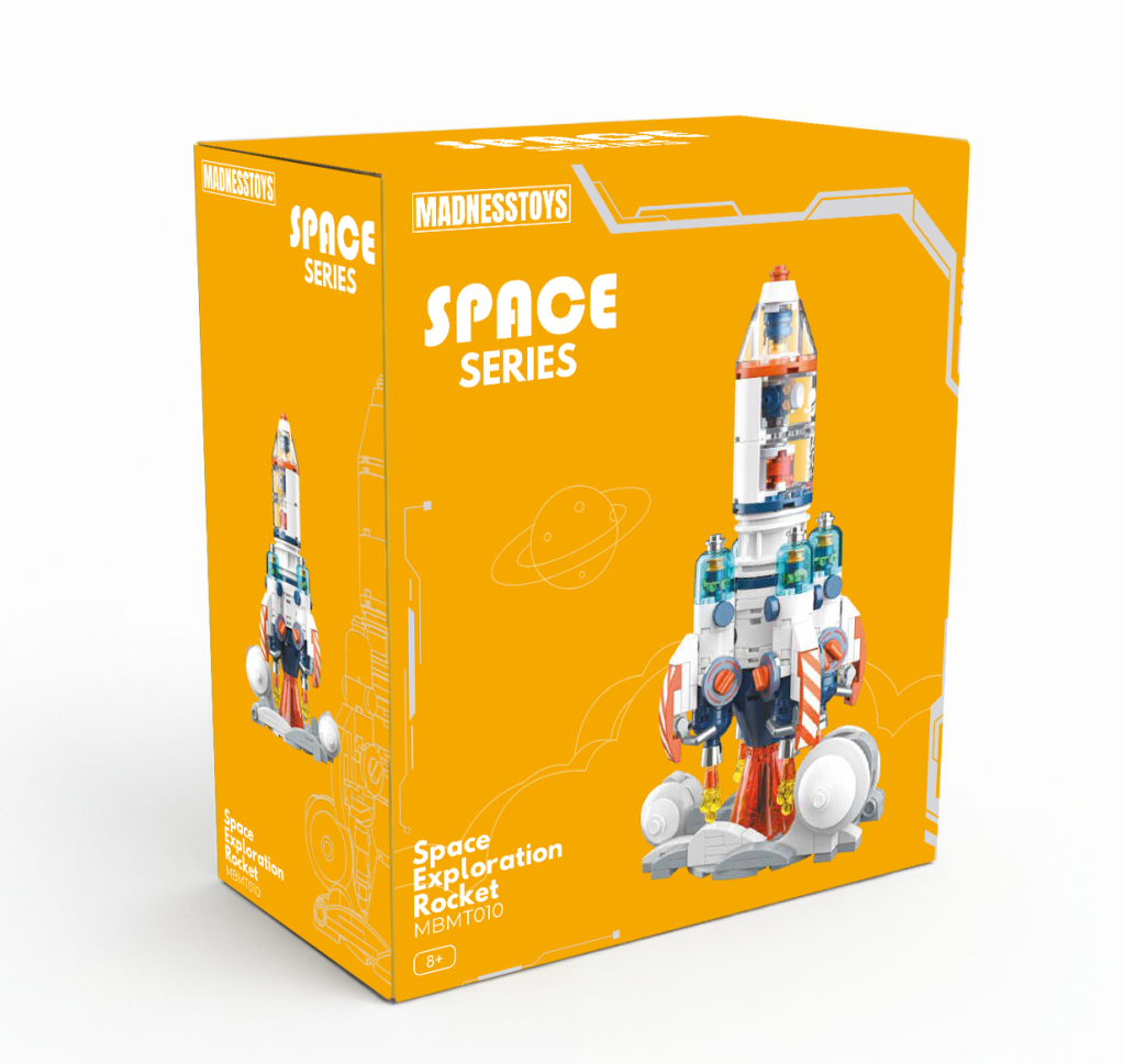 POP SERIES - Kit de Construction - Fusée exploration spatiale - 294pc - 4