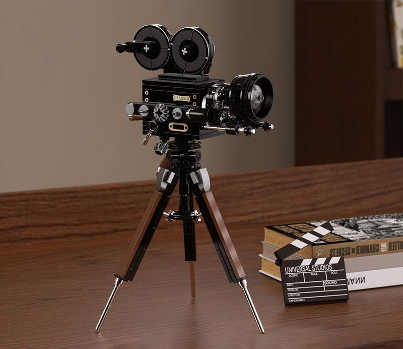 POP SERIES - Construction Kit - Vintage Film Projector - 203pc - 3
