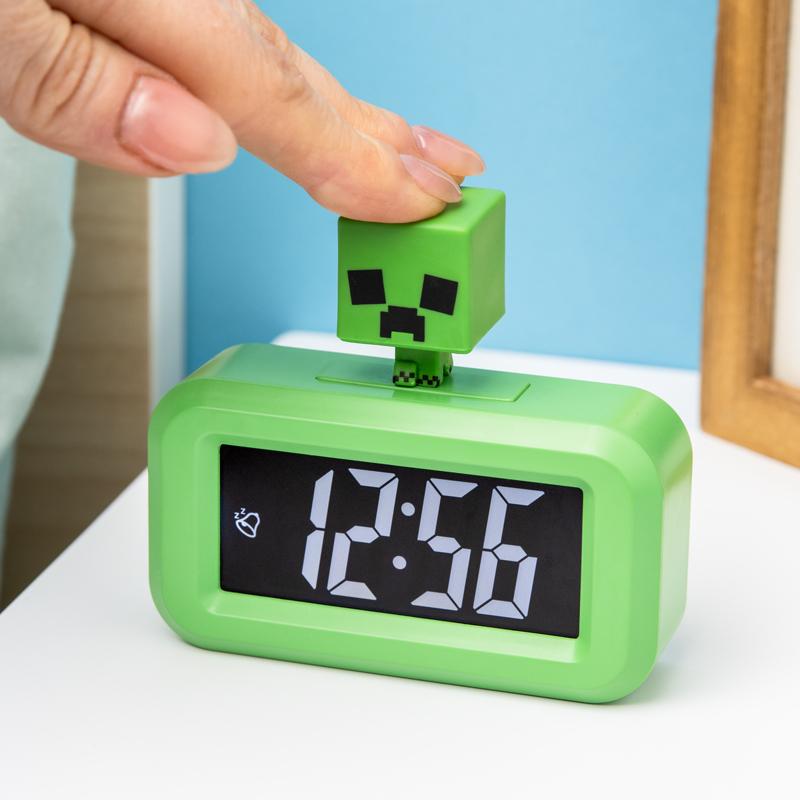 MINECRAFT Creeper Mini Figure Alarm Clock