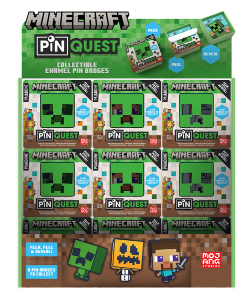 MINECRAFT - Pin Quest - Display (36pcs) - 2