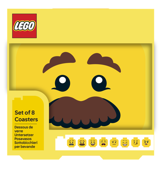 LEGO - Set of 8 Card Coasters - 2