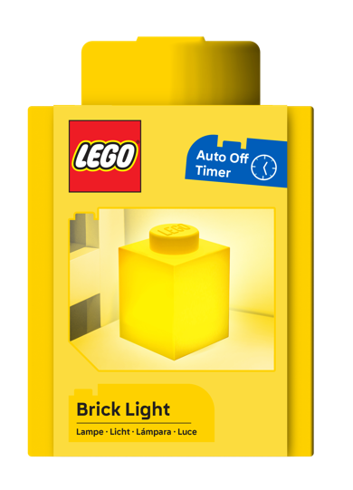 LEGO - Brique Jaune 1x1 - Lampe Brique 11.5x7.8cm - 2