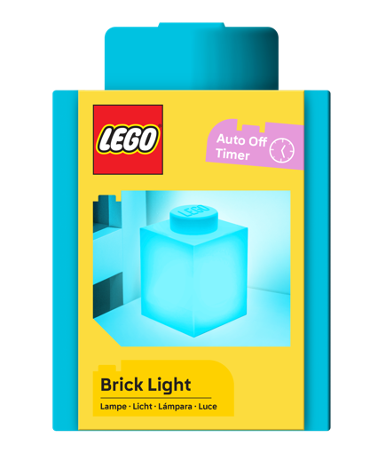LEGO - Brique Turquoise 1x1 - Lampe Brique 11.5x7.8cm - 2