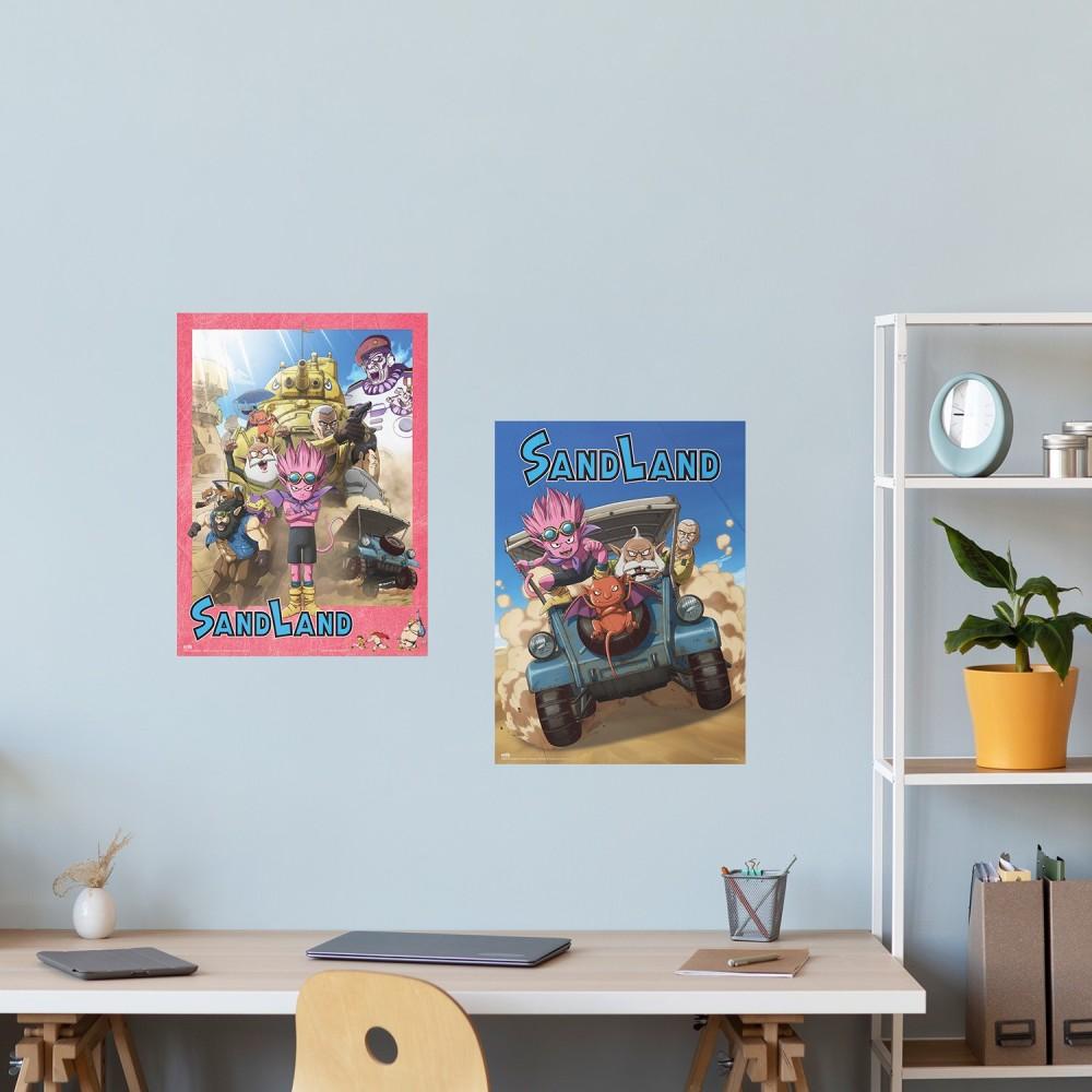 SAND LAND - Set of 2 Mini Posters 38x52cm - 2