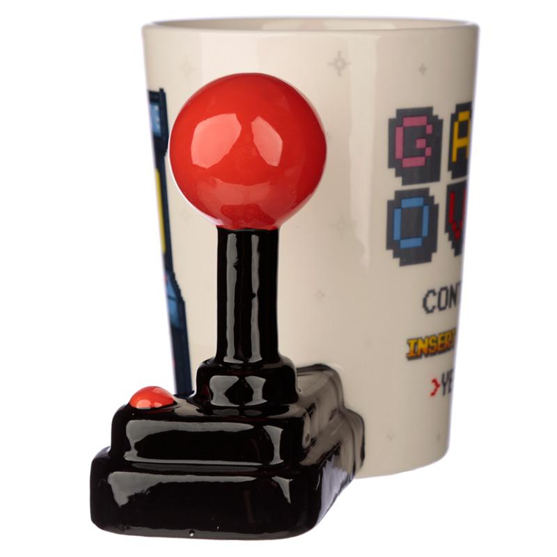 GAME OVER - Joystick & Arcade - Mug with 3D Handle13,5oz - 3