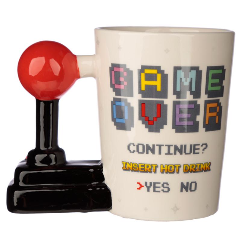 GAME OVER - Joystick & Arcade - Mug with 3D Handle13,5oz - 5