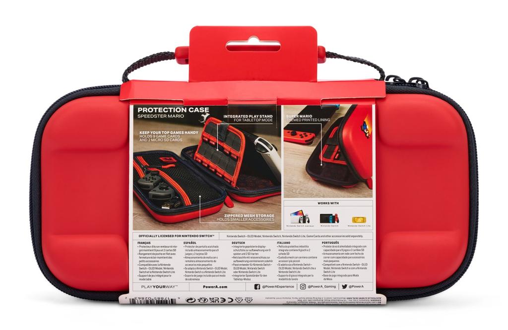 Protection Case for Nintendo Switch - Mario Speedster : ShopForGeek.com ...