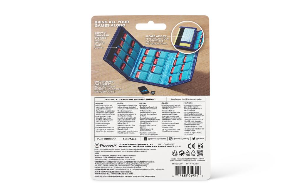 Porte-Cartes de Jeux à Trois Volets pour Nintendo Switch - Sonic Kick - 6