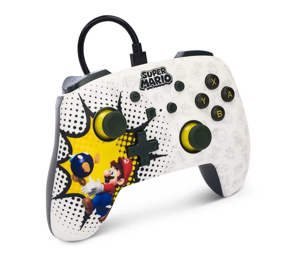 Wired Controller Nintendo Switch - Mario Bob-omb Blast - 4