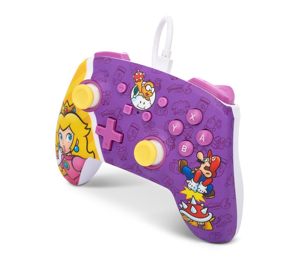 Wired Controller Nintendo Switch - Princess Peach Battle