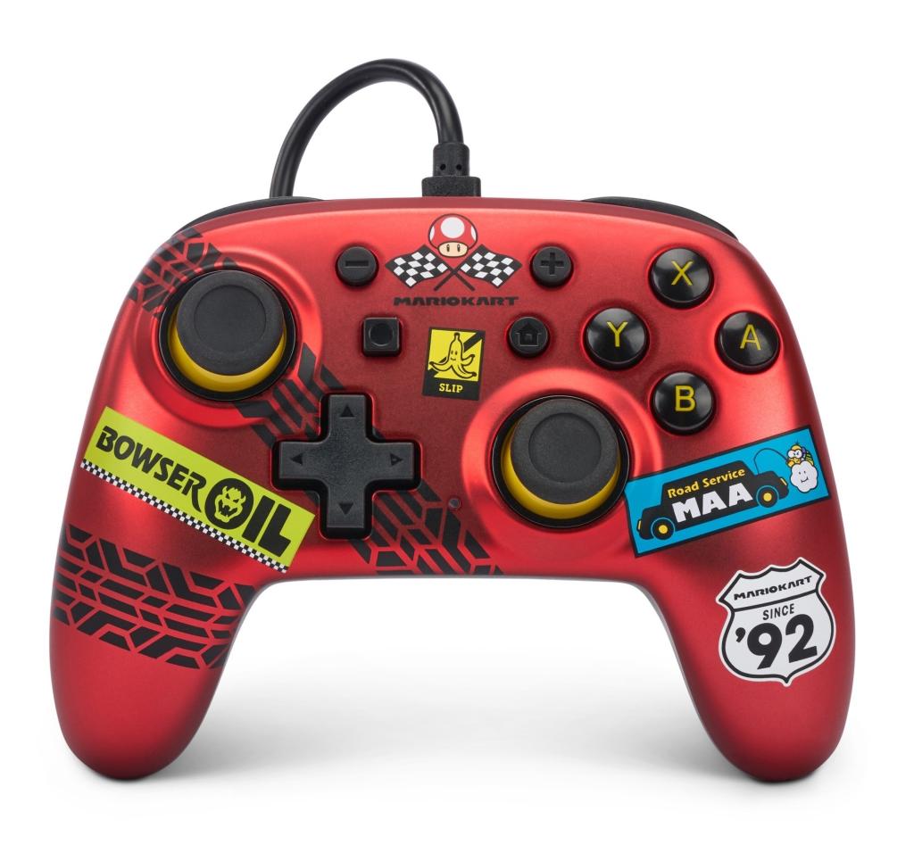 Nano Wired Controller Nintendo Switch Mario Kart Racer Red