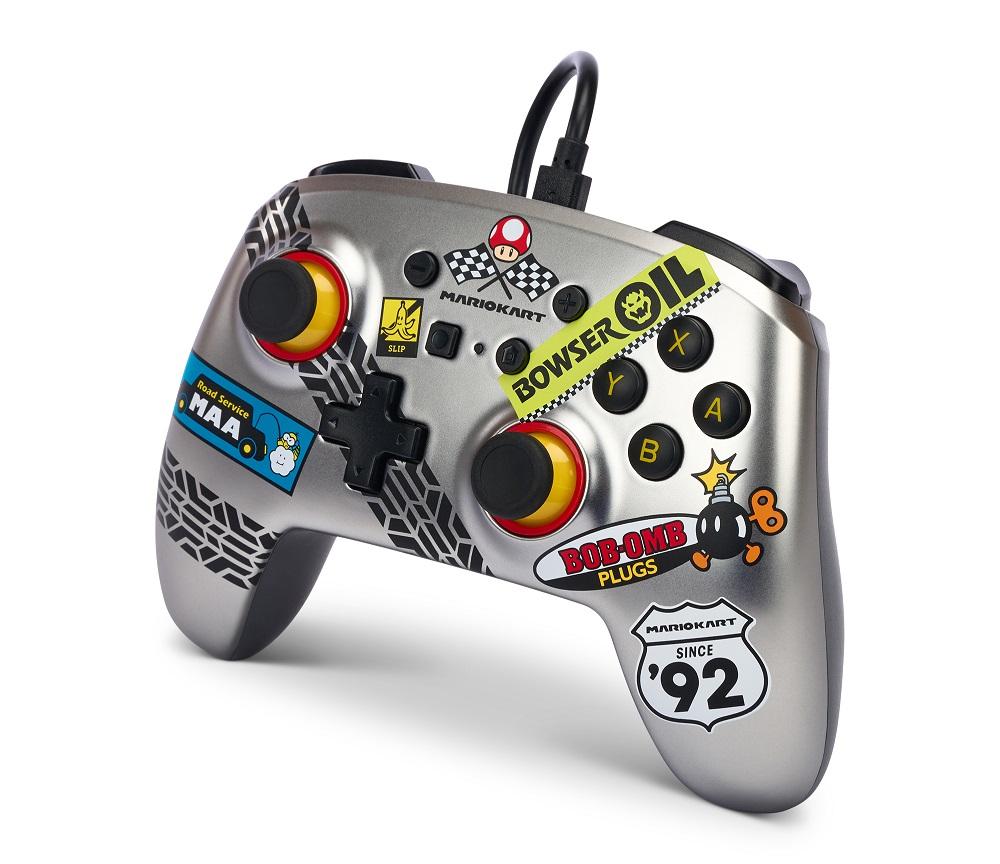Wired Controller for Nintendo Switch - Metalic Effect - Mario Kart - 2