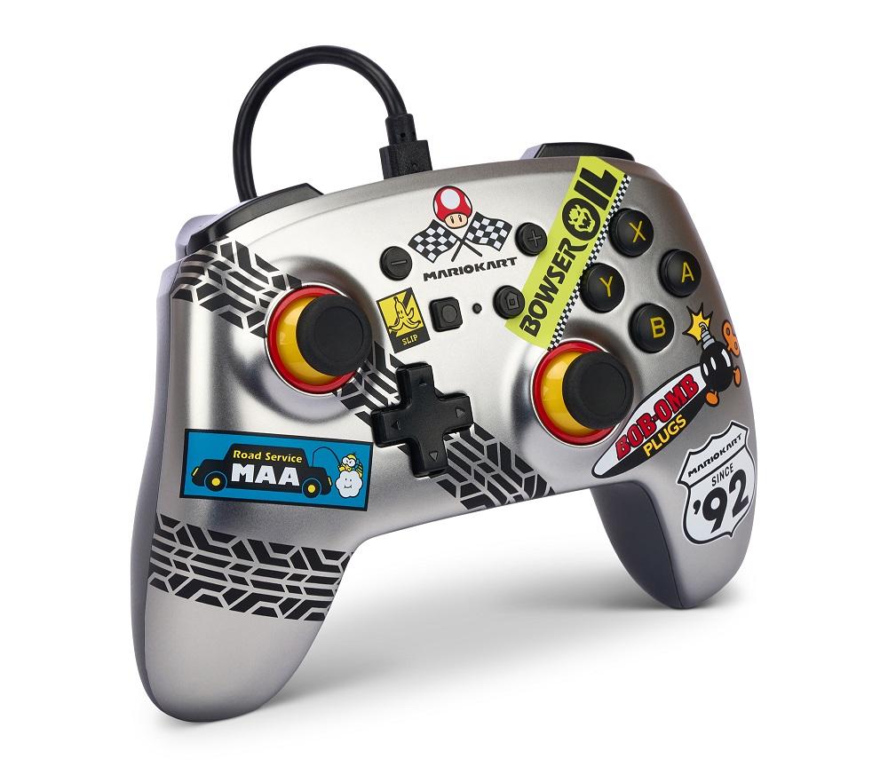 Wired Controller for Nintendo Switch - Metalic Effect - Mario Kart - 3