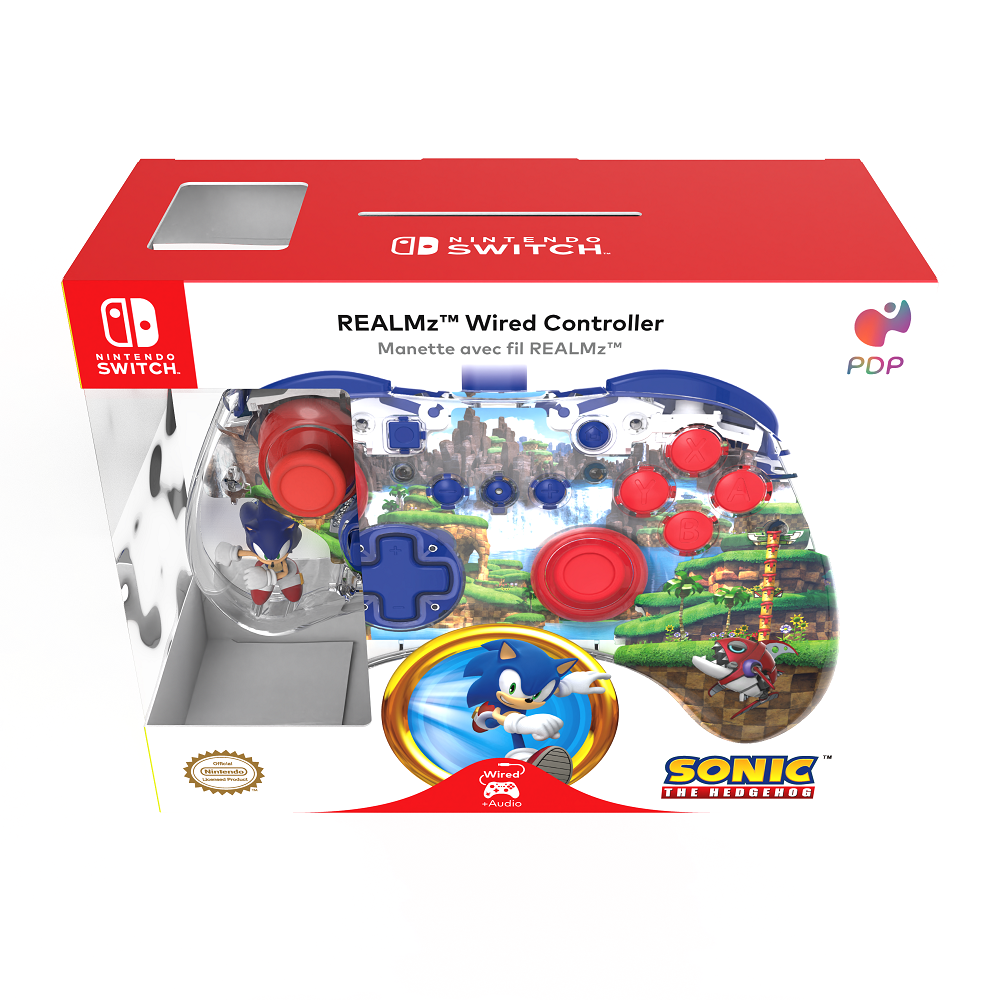 Official Switch Wired RealMz Controller - Sonic Green Hill ...