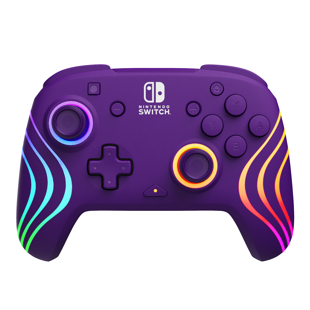 Official Afterglow Wave Wireless Controller Nintendo Switch Purple