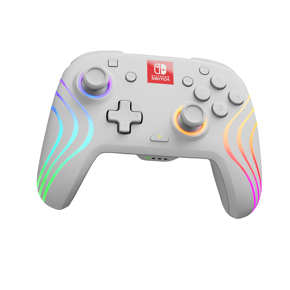 Official Afterglow Wave Wireless Controller Nintendo Switch - White - 3