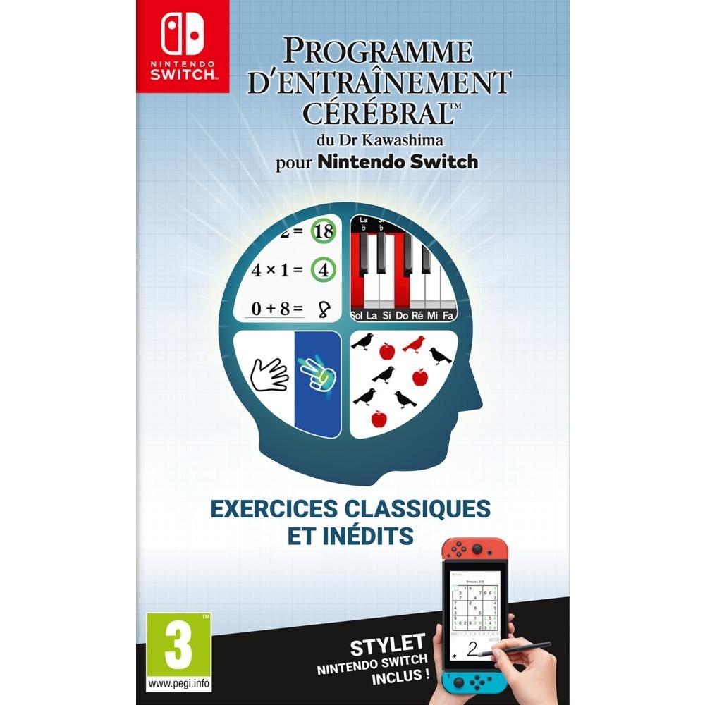 Programme D Entraînement Cérébral Du Dr Kawashima Pour Nintendo Switch Playerone.be | Programme d'entrainement cérébral de Dr Kawashima