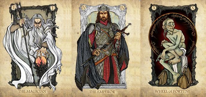 LE SEIGNEUR DES ANNEAUX - Le jeu de Tarot - 2