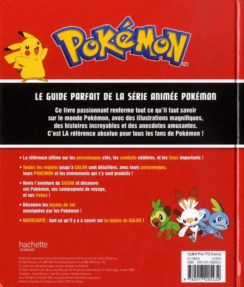 POKEMON - L'Encyclo : ShopForGeek.com: Livre littérature Pokemon