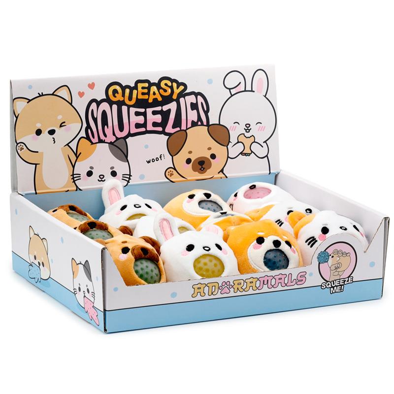 KAWAII - Animaux de Compagnie - 12 Balles  'Squeezies' Anti-Stress - 3