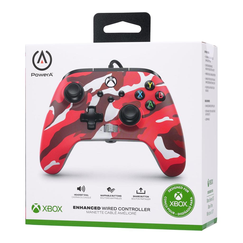 Wired Controller Enhanced - Camo Red  Xbox Series X - 2