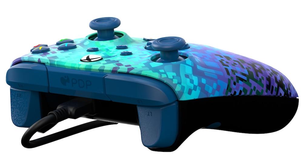 Wired Rematch Controller Glitch Green - Xbox Series X 